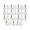 Initial Tags Silver