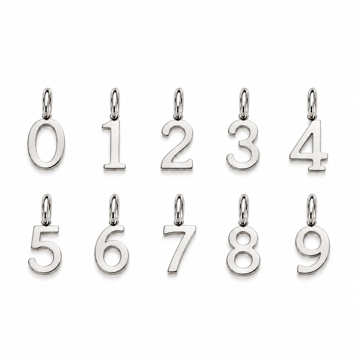 Numbers - Silver