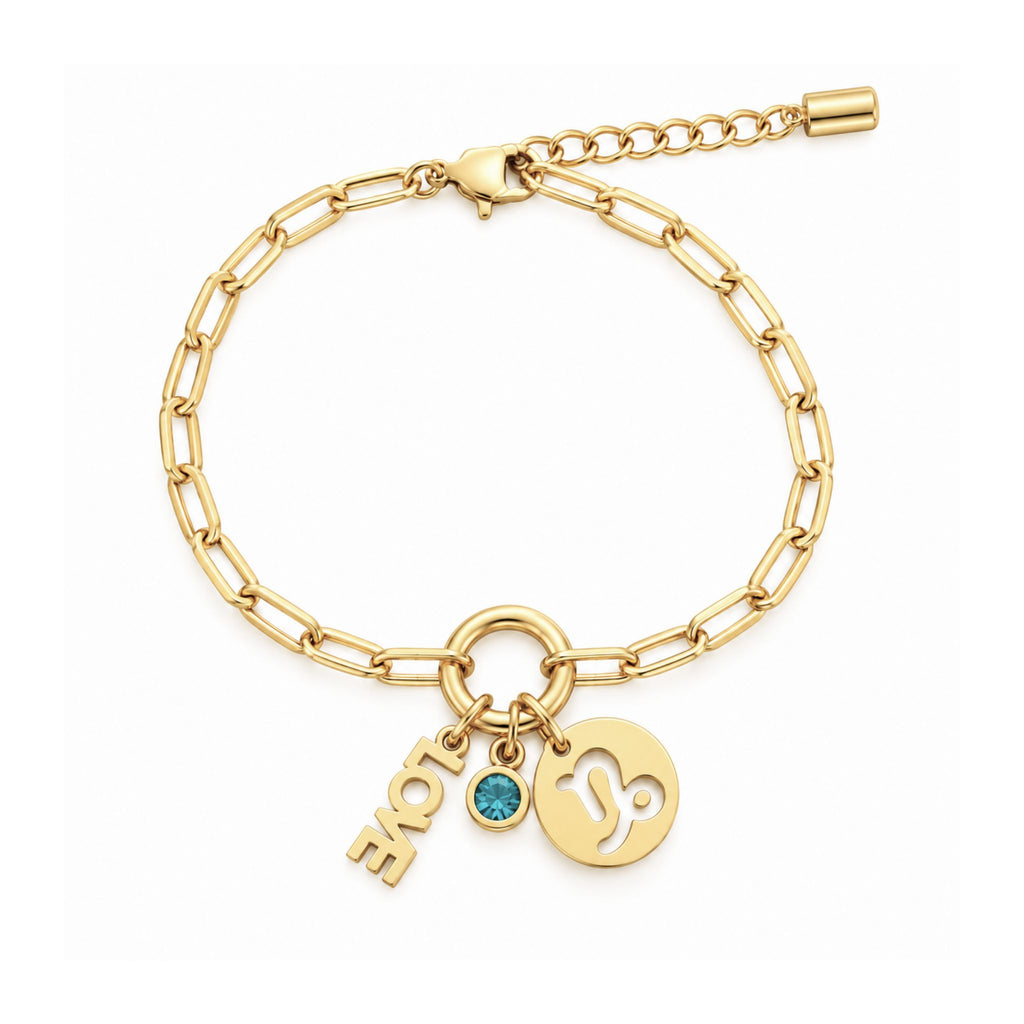 Fine Paperclip - Gold Bracelet