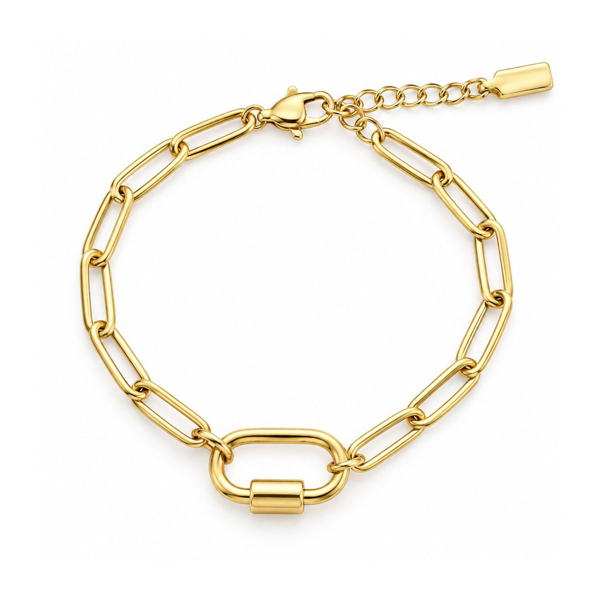 Signature Link Bracelet - Gold