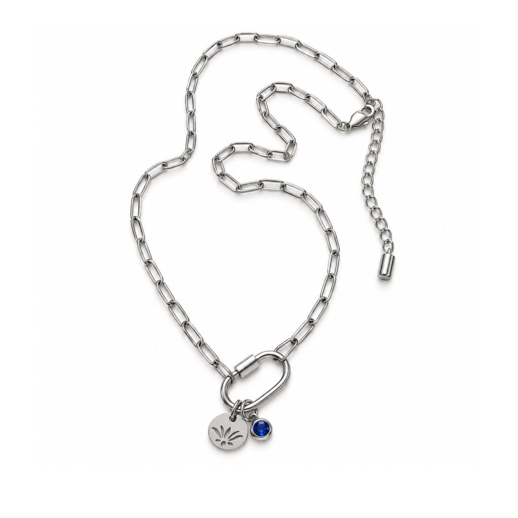 Fine Paperclip - Silver Necklace