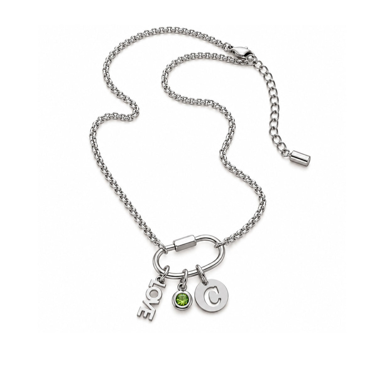 Belcher Link - Silver Necklace