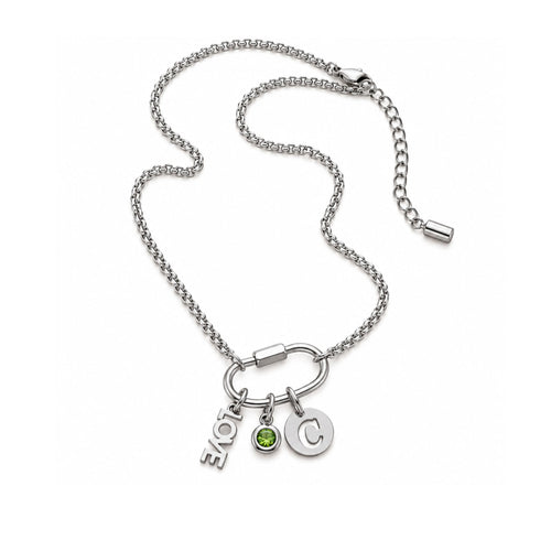 Belcher Link - Silver Necklace